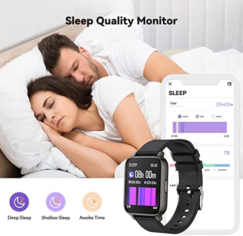 Smart Watch For Men Women IP68 Smart impermeável relógios Rastreador de fitness com pressão arterial