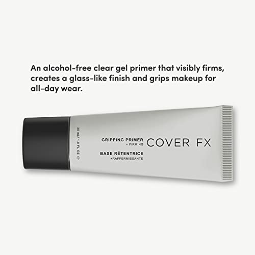 Capa FX Fundação de maquiagem Primer de preensão, apertar e ficar firme pele de pele, 1 fl oz e capa FX SPF