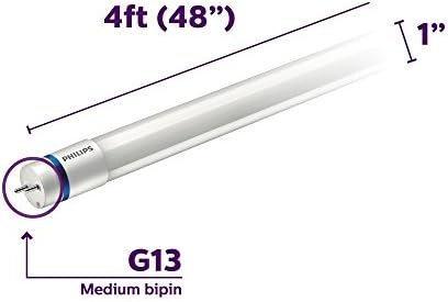 Philips LED LED InstantFit InstantFit 4 pés T5 Bulbo de tubo, 3500 lúmen, luz do dia, 24W = 54W,
