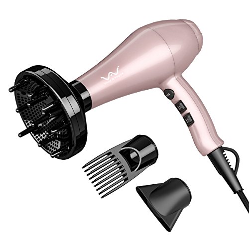 Vav poderoso secador de cabelo Íon negativo secador de sopro infravermelho secador leve 2 velocidades 3 configurações