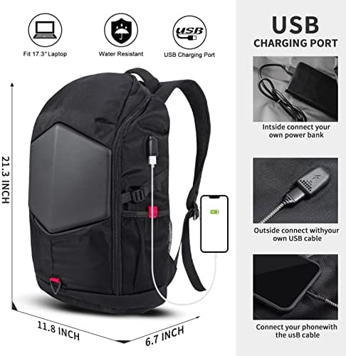 Mochila Hard Shell Backpack de Tpaid Backpack Backpack com porta USB