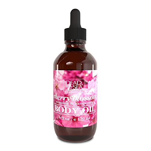 Dead Sea N Collection -Cherery Blossom -Body Wash - pacote de 2 e óleo corporal com flor de cerejeira