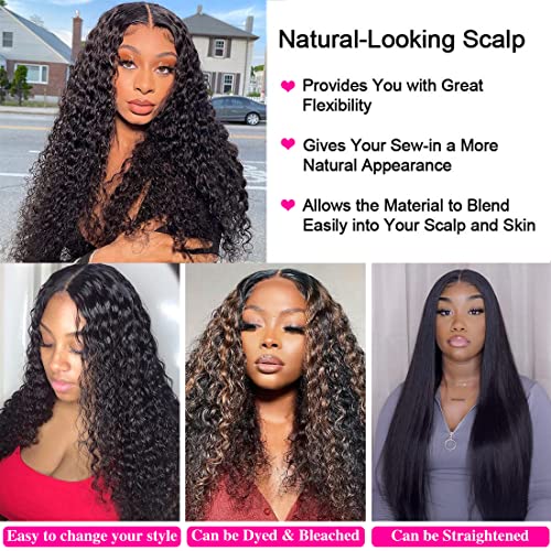 Crissel HD Curly Lace Front Wigs Wig Human Hair Wig para mulheres negras transparentes transparentes