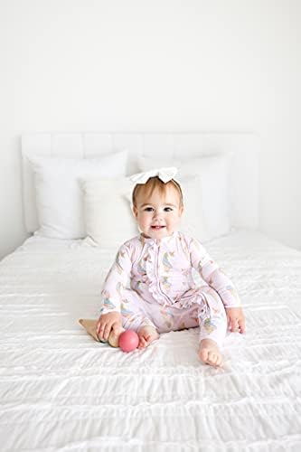 Amendoim elegante - Pijama sem pés - pijamas de bebê de bambu, pijamas de bebê, pijamas sem pés, recém -nascidos