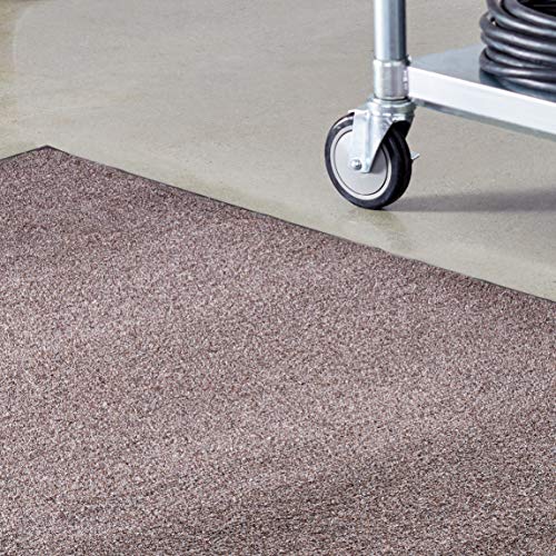 Basics Cut-Pile Polipropileno Commercial Carpet-Backed Mat-3 x 4 pés, bege