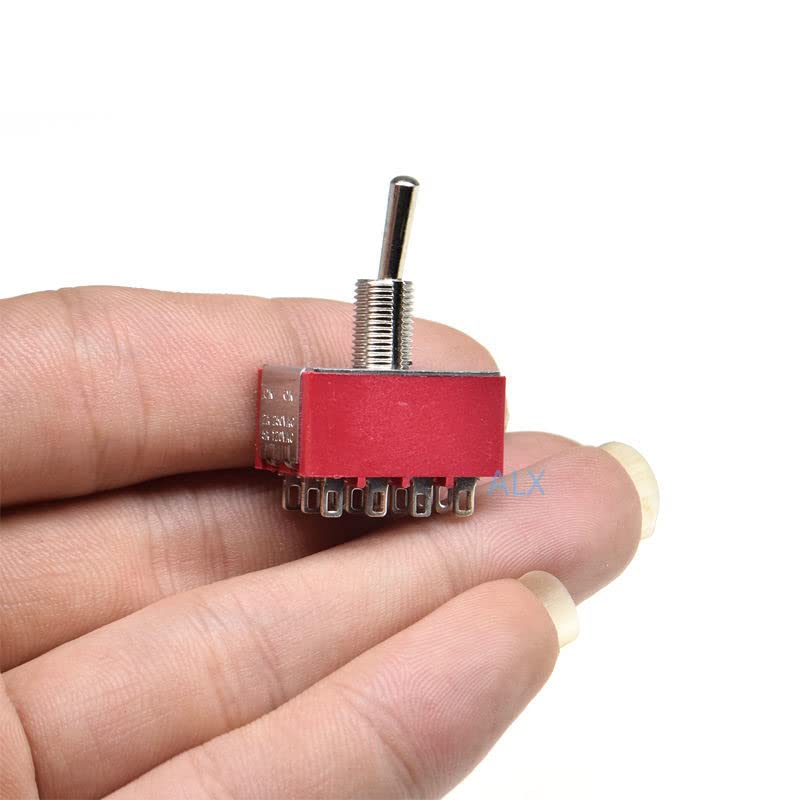 3PCS Mini MTS-402 4PDT 12PIN ON ON ON MINIATURE SWITCH SIGHTERS POWER SUGHTERS 6A/125V 2A/250V