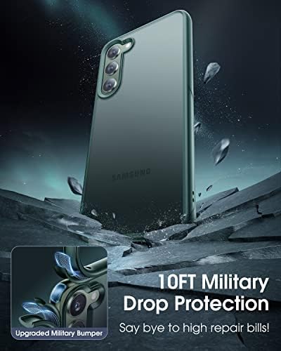 Casekoo Genuíno Oficial para Samsung Galaxy S23 Plus Caso Translúcido Voltor Hard e Rumper macio, Protetor Slim