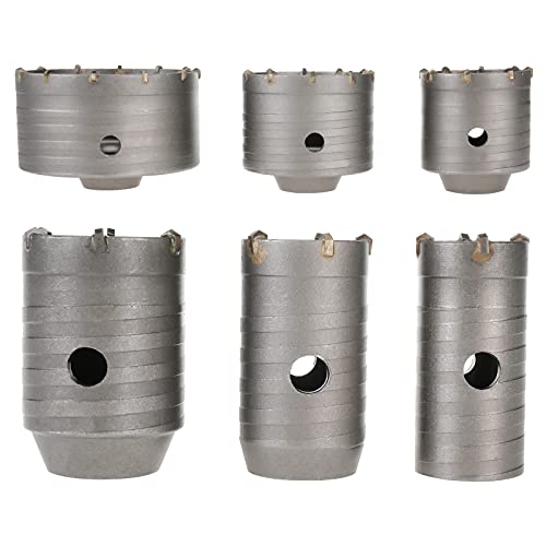 12pcs kits de serra de orifício de concreto com cauda de parede de aço de aço Cutters 35mm 40mm