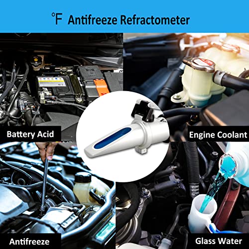 3 em 1 refratômetro de anticongelante no refratômetro Fahrenheit Antifreeze Tester refratômetro para