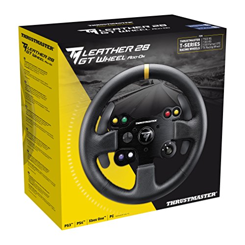 Thrustmaster Leather 28Gt Wheel Add-On & T-LCM Pedals (PS5, PS4, Xbox Series X/S, One, PC