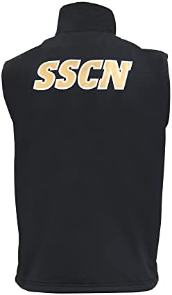 SSC Napoli Men's Standard Uefa Gilet, Blu Navy/Gold, M