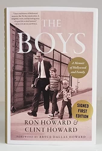 Ron Howard assinou The Boys: A Memoir of Hollywood and Family Livro de capa dura Primeira edição Clint Howard