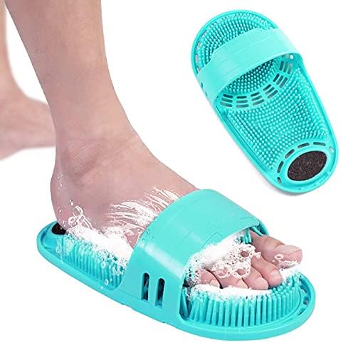 Pincel de pé limpo de silicone aoof para chuveiro banheiro lavar pés