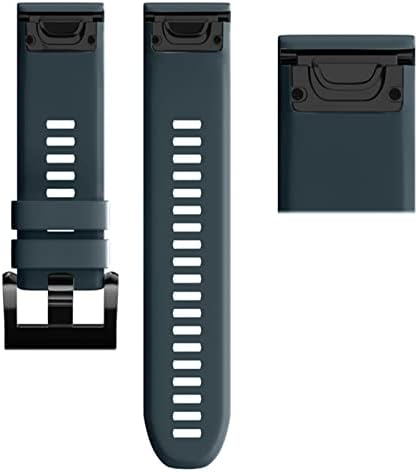 Fehauk 22 26mm Quickfit Silicone Watch tiras para Garmin Fenix ​​7 7x 7s EasyFit Wrist Band Bands