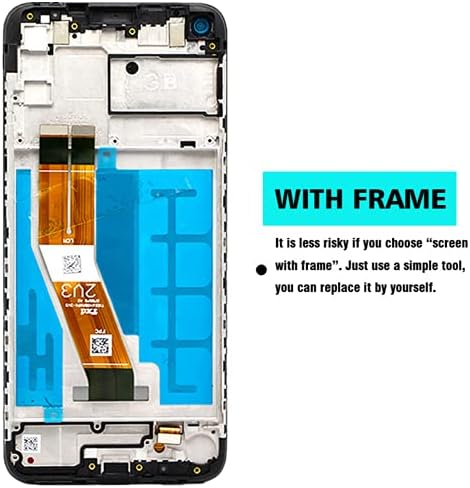 Para Samsung Galaxy A11 Substituição de tela com quadro para Samsung A11 A115U Substituição S115DL A115A Digitalizador