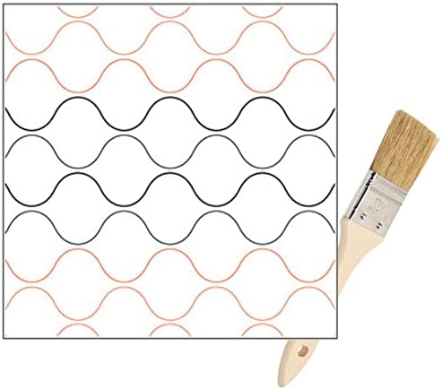 Quilting Pantógrafos Rollo de papel padrão - Para máquinas de quilting longarm | Easy Waves Design Quilt