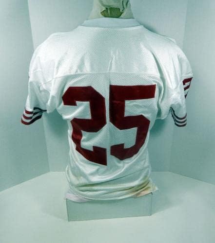 1995 San Francisco 49ers Eric Davis 25 Jogo emitido White Jersey 44 DP30179 - Jerseys de Jerseys usados