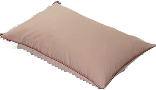 Travesseiro xwwdp para baixo, travesseiro de cetim de algodão, núcleo de travesseiro único, travesseiro baixo