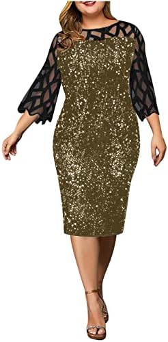 Guoxxzi 2023 Vestidos de cocktail para mulheres Mish de vestido de lantejoulas mais tamanhos