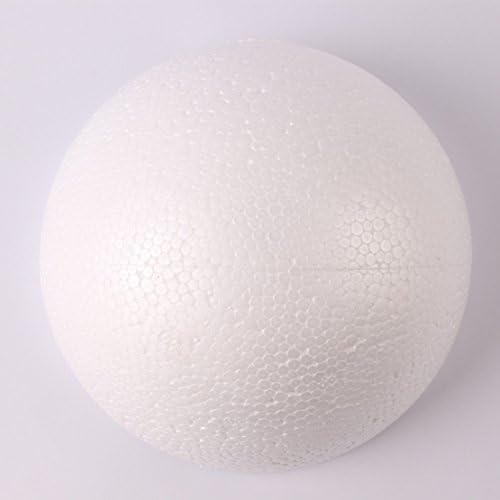 Zhongjiuyuan 1pc 50cm branco grande modelagem de poliestireno isofóato esferas de esferas de esferas