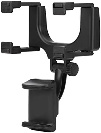 TrowView Mirror Car Mount Grip Grip Clip, Universal Car Montagem Vista para Montagem Phone Phone Stand