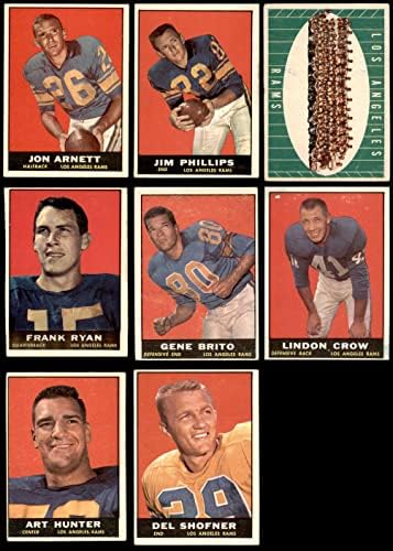 1961 Topps Los Angeles Rams Equipe Los Angeles Rams VG+ Rams