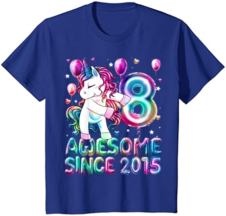 T-shirt Unicorn Party, de 8 anos, t-shirt Unicorn Party