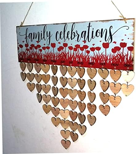 Homoyoyo Heart Decor Lip Gloss Rótulos Decoração para Decoração Casa Decoração Colorida Tabs Família Calendário