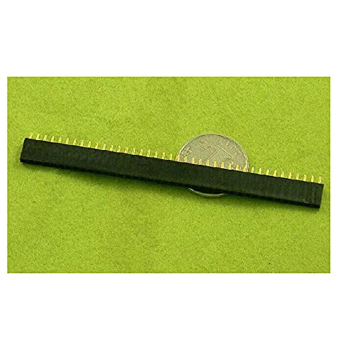 20pcs/lote conector 2,54mm 40 pinos Cabeçalho feminino Faixa de linha única 40pin Cabeçalho feminino
