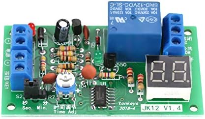 Exibição do LED DC12V, atraso do timer Deslize o interruptor do relé Moduledc12v Counting Deforming