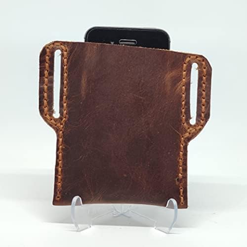 Caixa de coldre de couro holsterical para o OnePlus 6T, capa de telefone de couro genuíno, capa de bolsa