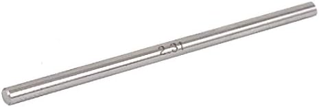 X-Dree 2,31mm dia 50mm Comprimento do cilindro de medição Pin Gage Gage Witle WABERTE (2,31mm Diámetro