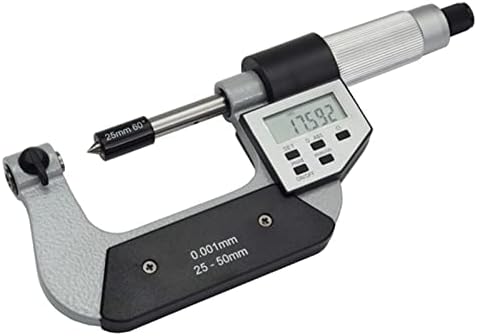 SMANNI 0-25mm 25-50mm Micrômetros de parafuso digital com forças de medição dupla