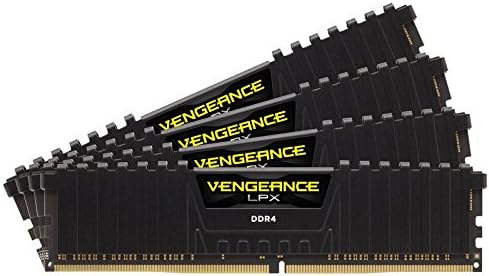 Corsair Vengeance LPX 128GB DDR4 3600MHz C18 Memória de mesa otimizada da AMD Black
