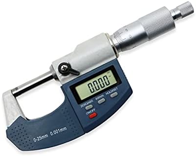Micrômetro digital SMANNI 0,001 mm 0-25mm Micômetro externo eletrônico com ferramenta de medição