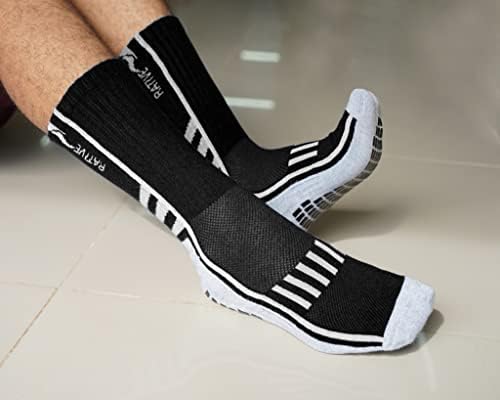 Rative Anti Slip Slipim não Skid Hospital Socks com garras para adultos homens homens
