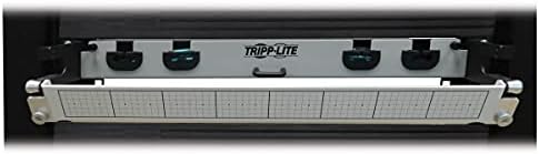 Tripp Lite Painel de fibra pré-carregada, 32,8 pés/10 metros, 1U rackmount, 4x 3x8f MTP/MPO-PC F/F