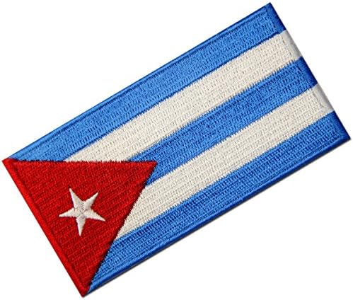 Cuba Flag bordou Patch Cuban Iron on Sew in National Emblem