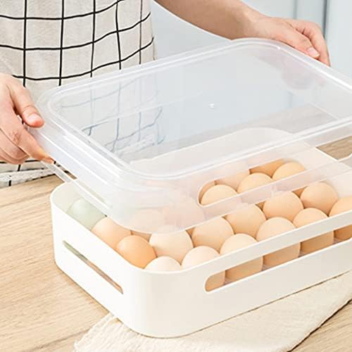 Ferramentas de cozinha de manutenção fresca SLNFXC, 24 grade de grade de ovo, caixa de armazenamento de refrigerador