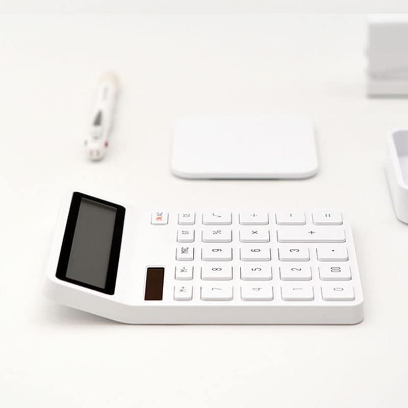 Calculadora de desktop de uso de negócios XWWWDP Bateria de energia de economia de energia luminosa calculadora durável Calculadora sensível a 12 dígitos calculadora