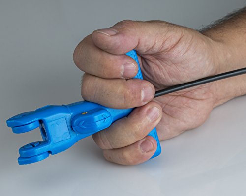 Jonard Tools FOD-2000 Slitter de cabo de gota de fibra óptica para cabo plano de 0,250 , azul