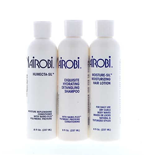 Nairóbi Wrapp-it Shine Foam Wrap, requintado shampoo hidratante de destrancação, conjunto de