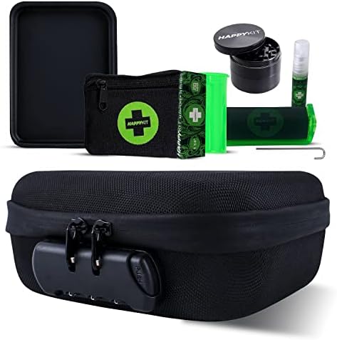 Happy Kit - Tudo em um da bolsa muito portátil com acessórios, mantenha seu bom sempre seguro com o bloqueio