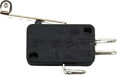 Switch de limite de depila 10pcs/lote novo micro roller longa alavanca braço de alavanca normalmente abre