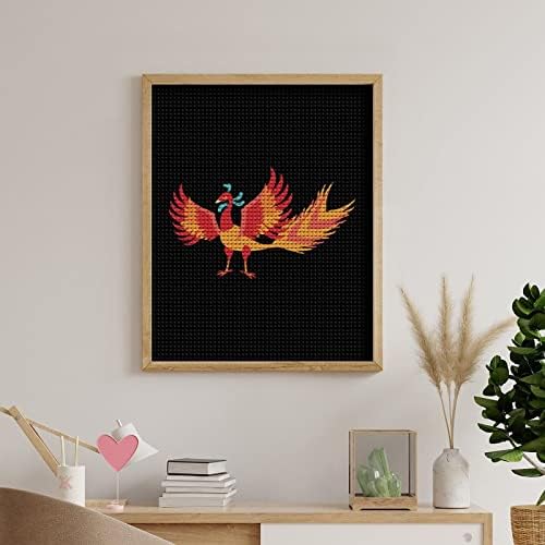 Fire Phoenix Custom Diamond Kits Kits Paint Art Picture By Numbers for Home Wall Decoration 16 X20
