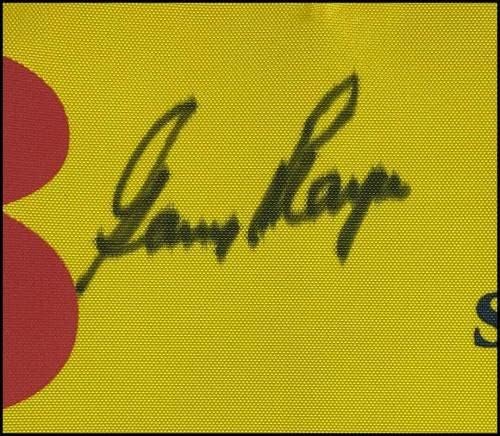 Gary Player autografou 2022 British Open St Andrews Pin Flag JSA CoA - Bandeiras autografadas de pinos