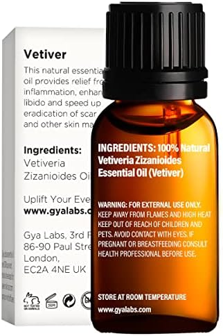 Vetiver Oil Essential Oil for Skin & Ylang Ylang Óleo Essencial para Conjunto de Plegras - Pure Therapeutic