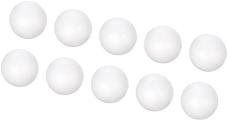 DMIOTECH 18 Pacote de 3 polegadas Bola de espuma Poliestireno Solid Solid Foam Ball White para