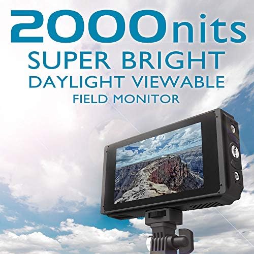 FOTGA C50Ss 5 polegadas Ultra Bright 2000nit Touch Touch Tela DSLR Vídeo Câmera de Câmera do Campo Monitor