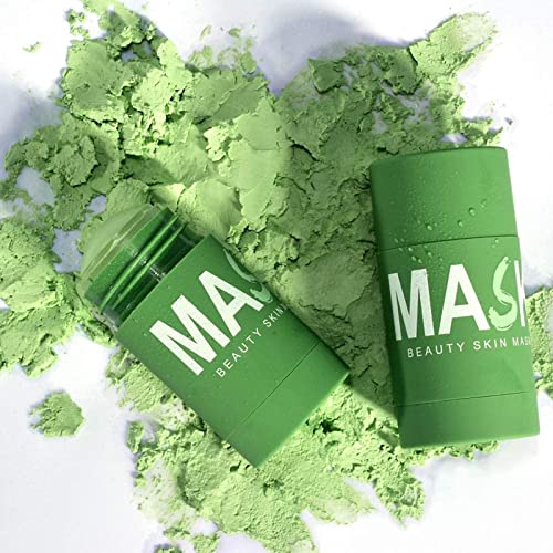Máscara de chá verde Máscara, máscara de removedor de cravo com extrato de chá verde, 3 pcs Tea verde